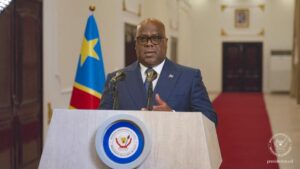 Le Président de la République, Félix-Antoine Tshisekedi Tshilombo lors de l'adresse à la Nation 27 Aout 2026