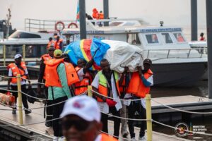 la dépouille du cycliste congolais Miguel Masaisai .