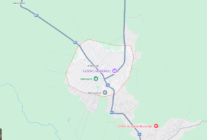 Map de la cité de Kiwanja tiré sur le net