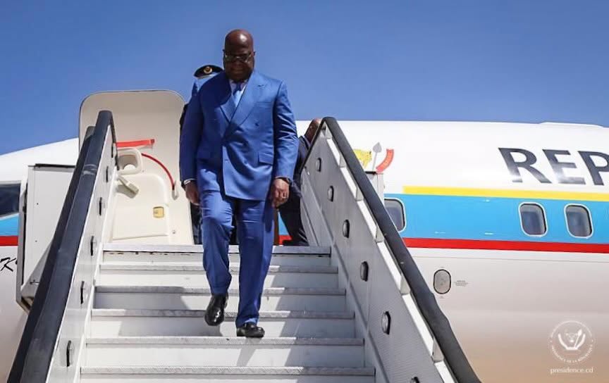 Félix Tshisekedi est à São Tomé